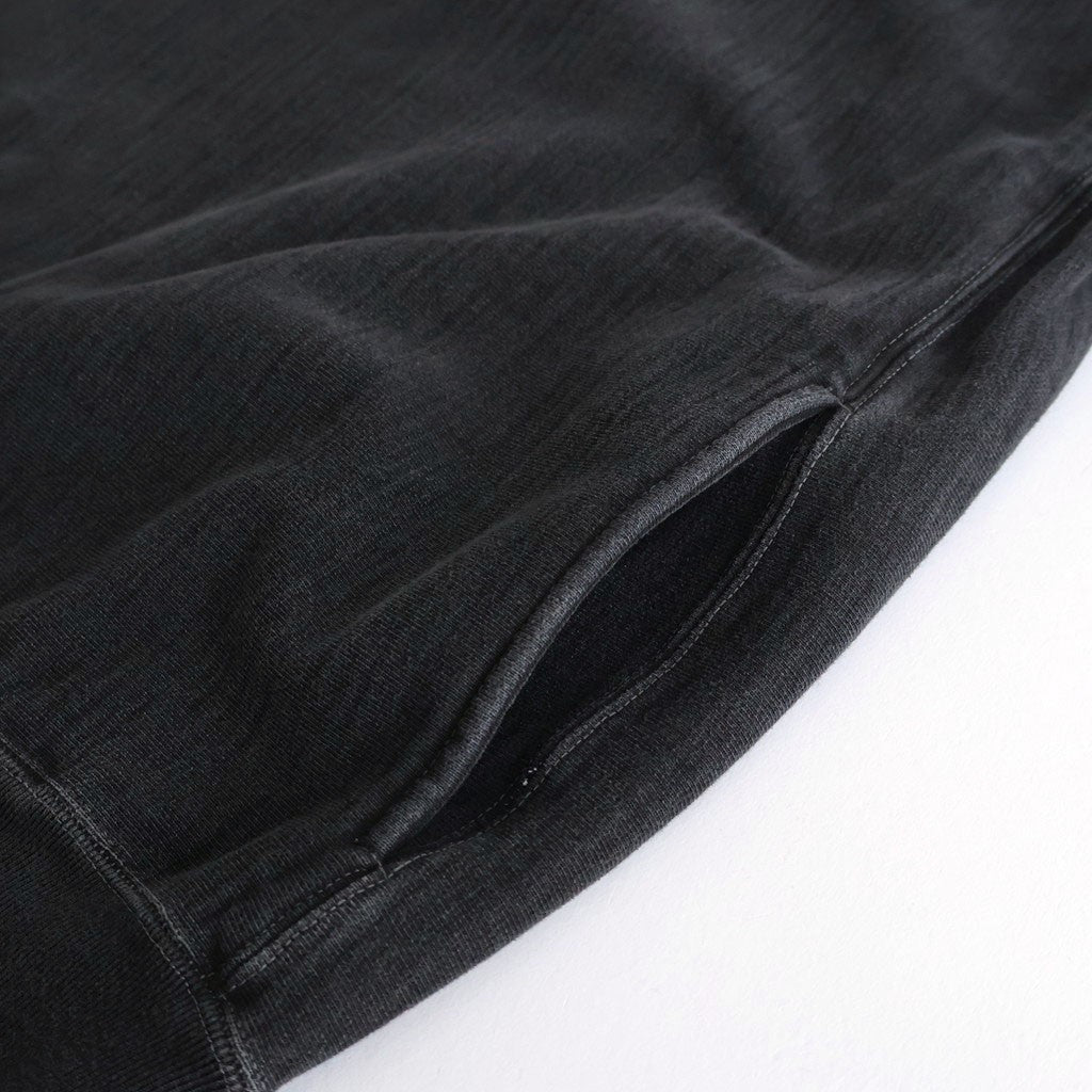 JUMBERCA URAKE FADE COLOR CREW NECK #FADE BLACK [BN-26SM-011]