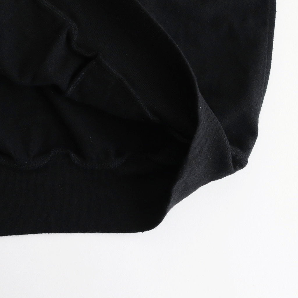 Co/Silk Nep Harf-Zip Shirt #Black [BHS25S037]