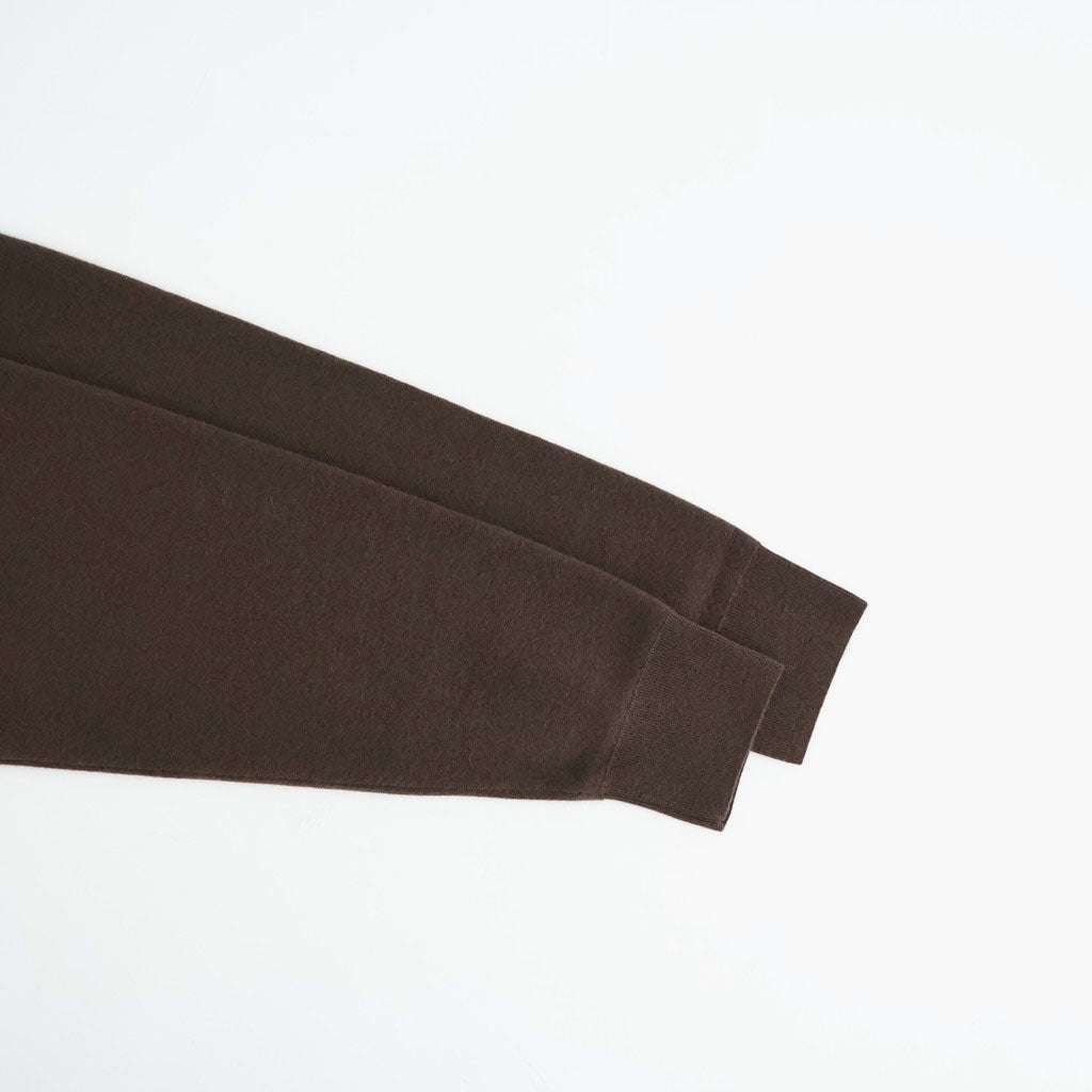SUNSHINE CASHMERE CREW NECK #BROWN [BN-26FM-057]