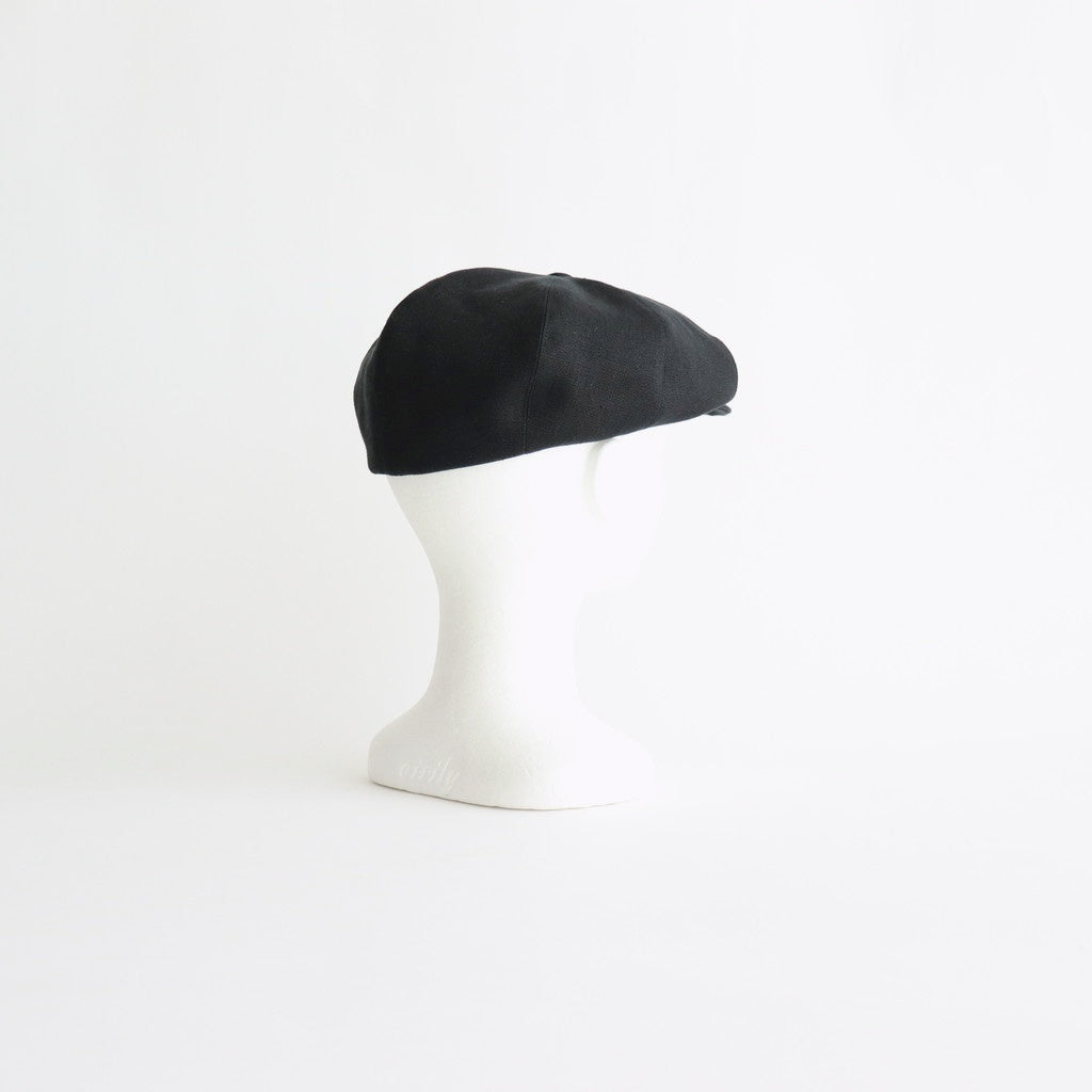 HEMP DUCK PEAKED CAP #BLACK [251OJ-HT02]