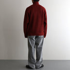 WOOL CASHEMERE DRIVERS KN #FIRE ORANGE [17042 60079]