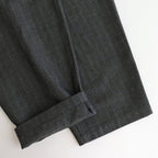 COCOON WIDE EASY PANTS #HERRINGBONE [M25C12PT03C]