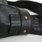 NEWSPAPER BAG L #BLACK [BG-17-C-COW.AN-4]