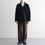 DOUBLE-PLEATED SMARTY TROUSER #WHISKY [252OJ-PT08]