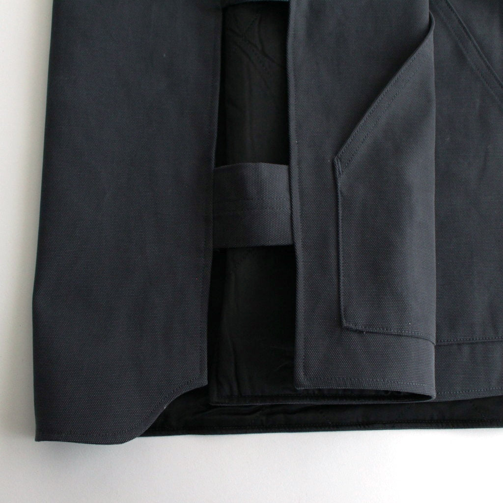 DUCK CLOTH WORKADAY VEST #FADE NAVY [PMAS-VT02]