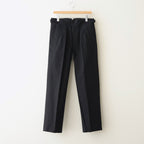 DOUBLE-PLEATED SMARTY TROUSER #ONYX [252OJ-PT08]