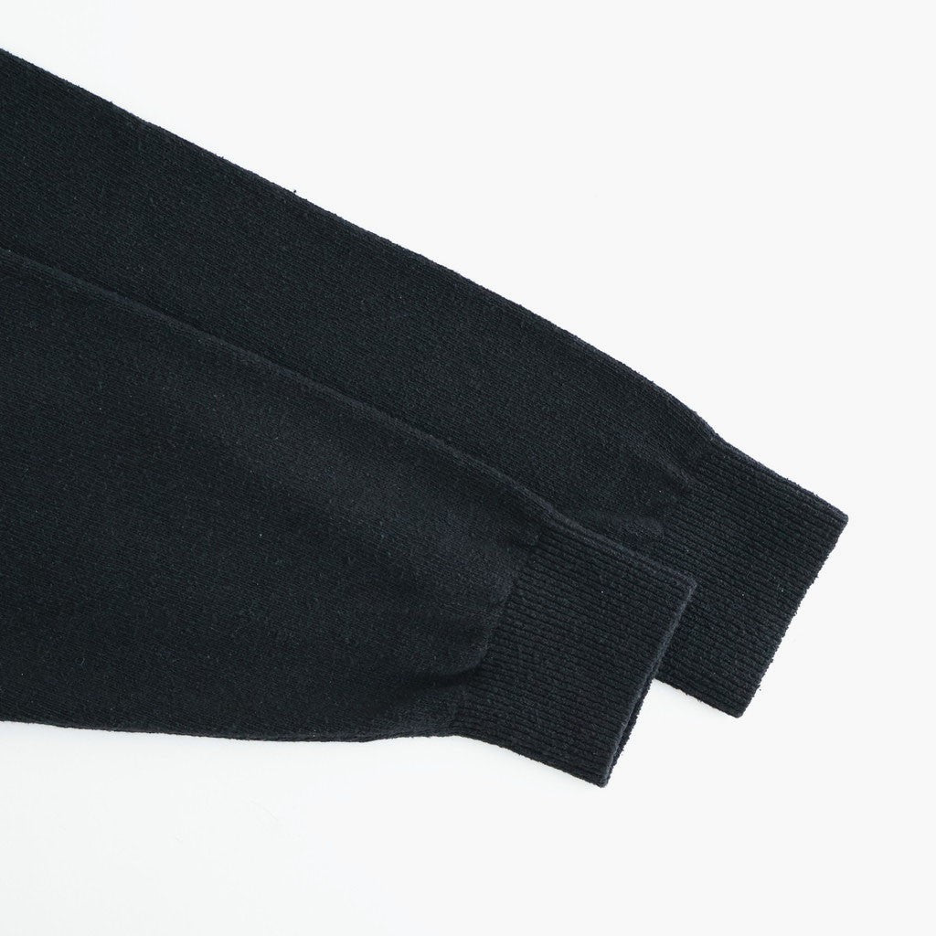 REVIVAL SILK CREW NECK #BLACK [BN-26SM-041]