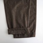 Wool Nylon Melton Pants #Brown [S26FC053]