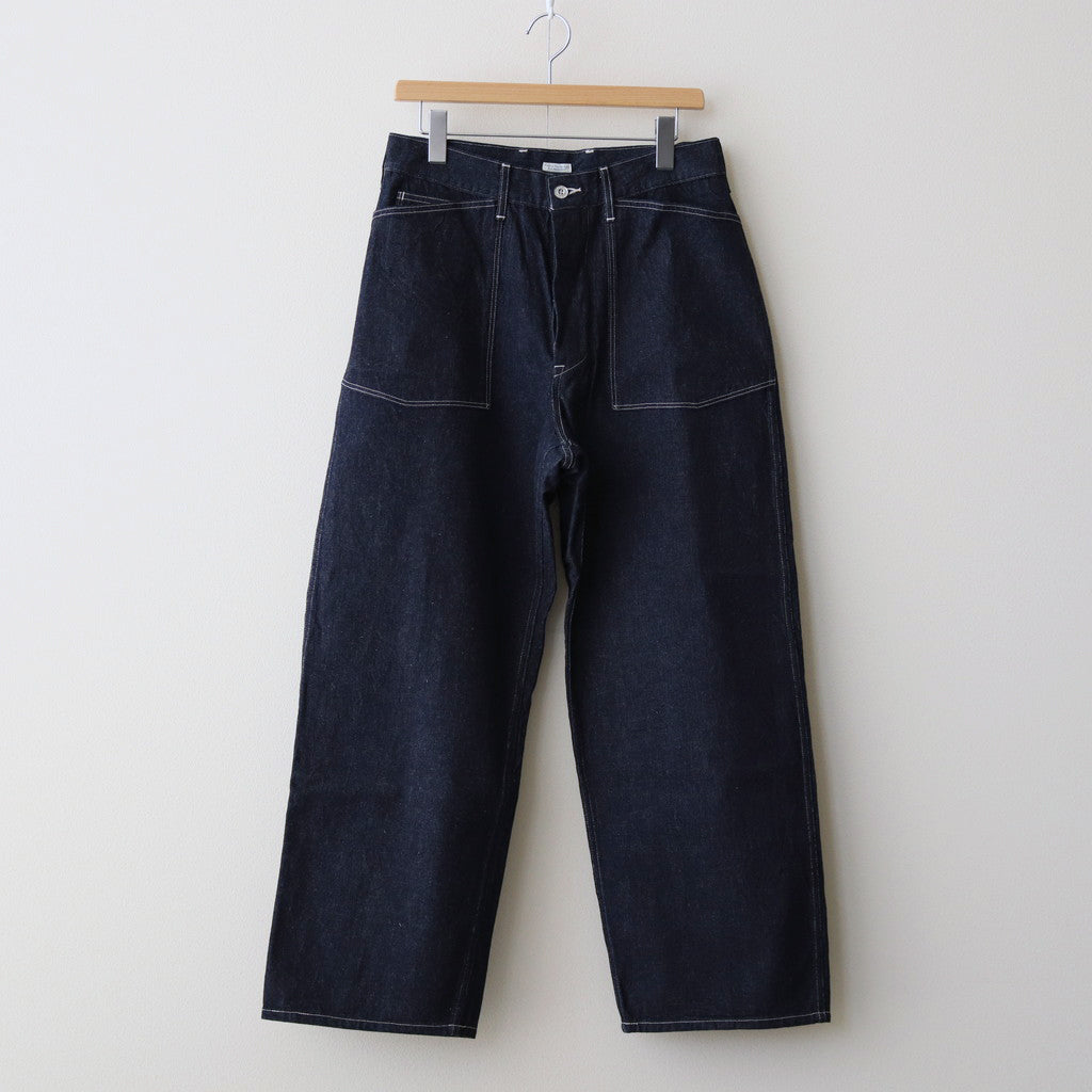MIL DENIM FATIGUE TROUSERS #INDIGO [PM-PTM35]
