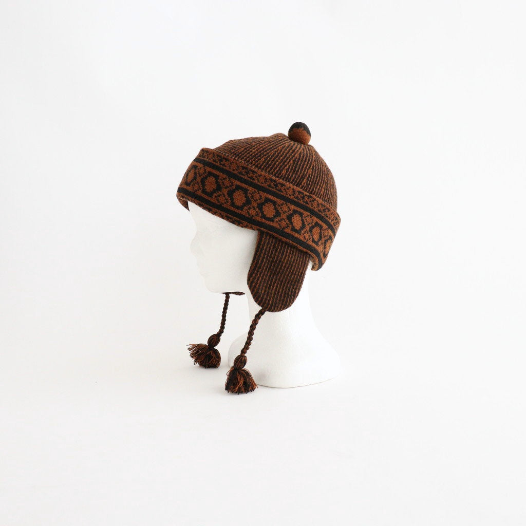PAKISTANI KNIT CAP - BEDOUIN #WALNUT [Y01025]
