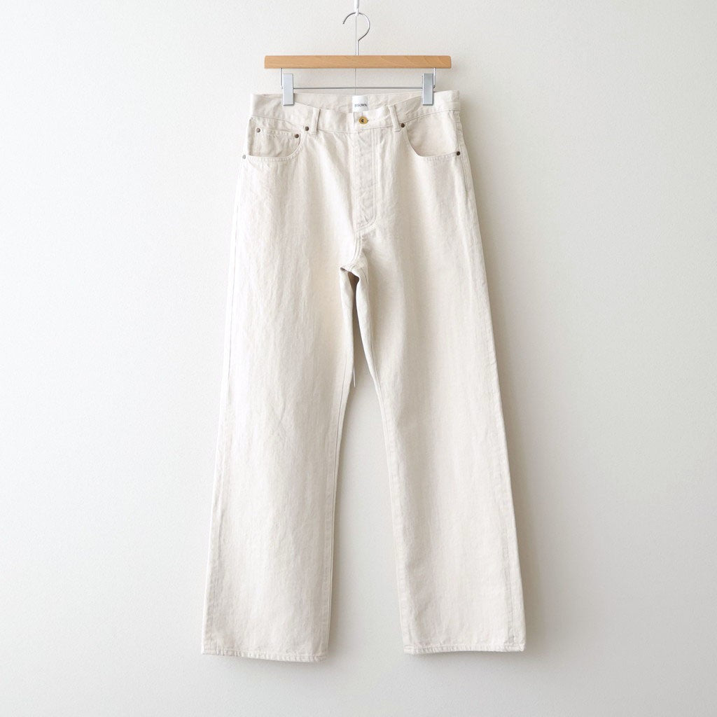 CO/HE PURE STRAIGHT DENIM #UN DYED [26S-BIS-PT05]