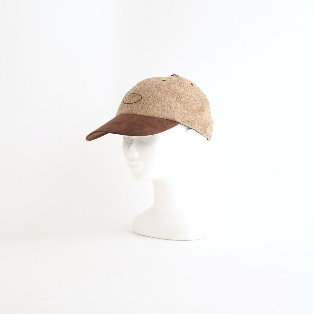 BRITISH TWEED WOOL CAP - FANBOY #COCOA [Y01019]