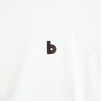 b Patch Tee WIDE #White×Charcoal [bROOTS25S34S26C]