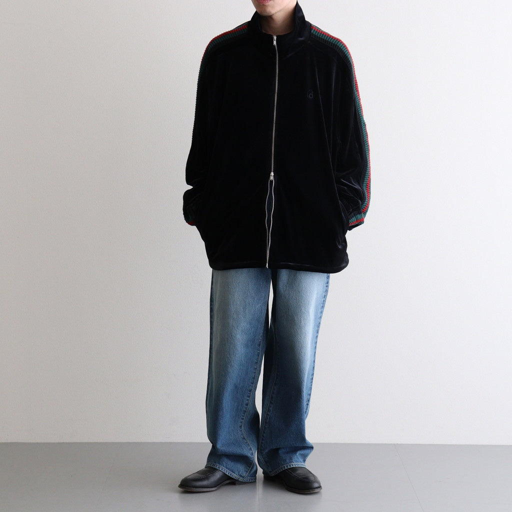 TRACK JACKET VELOURS #BLACK [DNA25B03-B]