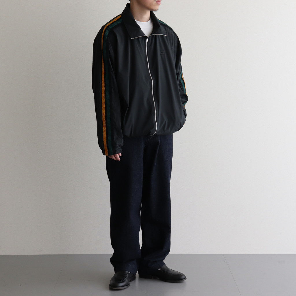 TRACK JACKET POLYESTER #BLACK [DNS25B03]