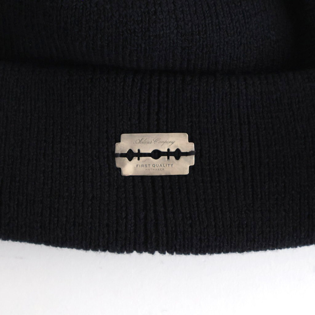 ACRYLIC COTTON WATCH CAP - HUNTER #BLACK [Y01024]