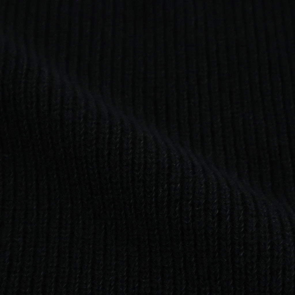 Yak Washi V-neck #Black×Black [NEP-AW2518UNI]