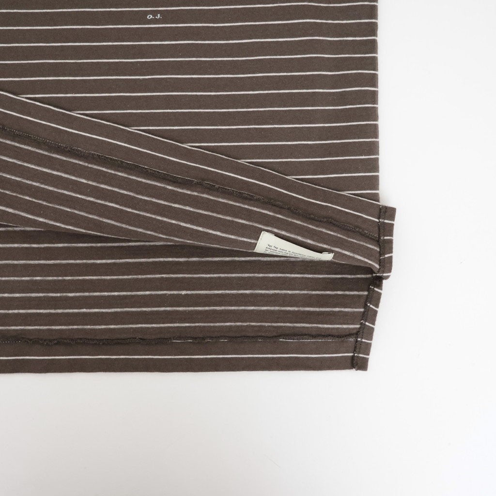 STRIPE BASQUE SHIRTS #NUTMEG [261OJ-CT18]