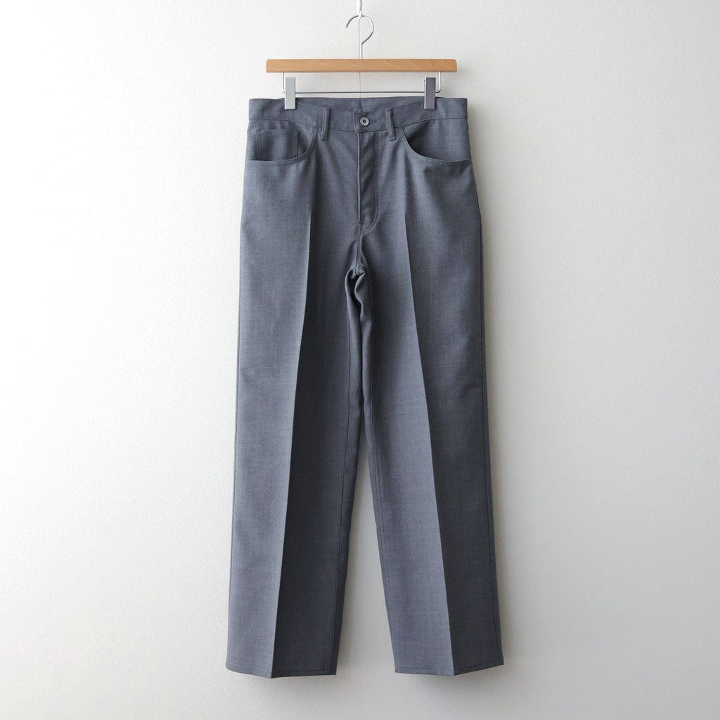 5-POCKETS TROUSERS #GRAY [M26A06PT02C]