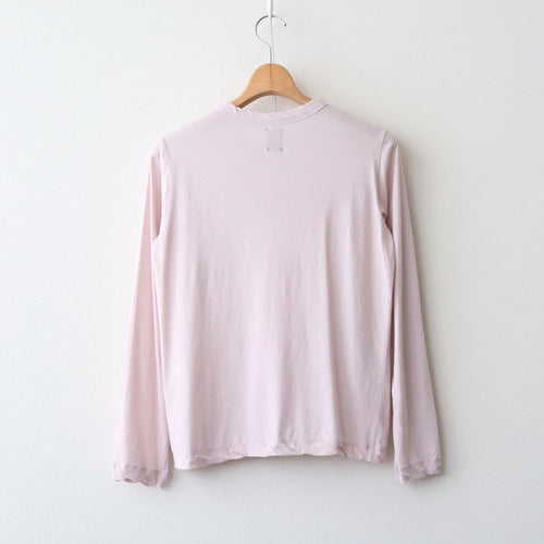 CHIFFON LONG T-SHIRT #PINK [BN-26SL-046]