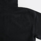 ZIP-FRONT ATHLETIC HOODIE #ONYX [252OJ-CT06]