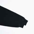 SOLID WOOL SMOOTH CREW NECK #BLACK [BN-26FM-056]
