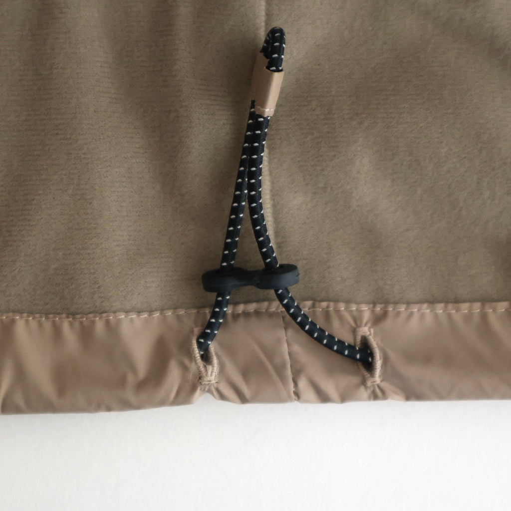 TRACK JACKET POLYESTER #BEIGE [DNA25B03-A]