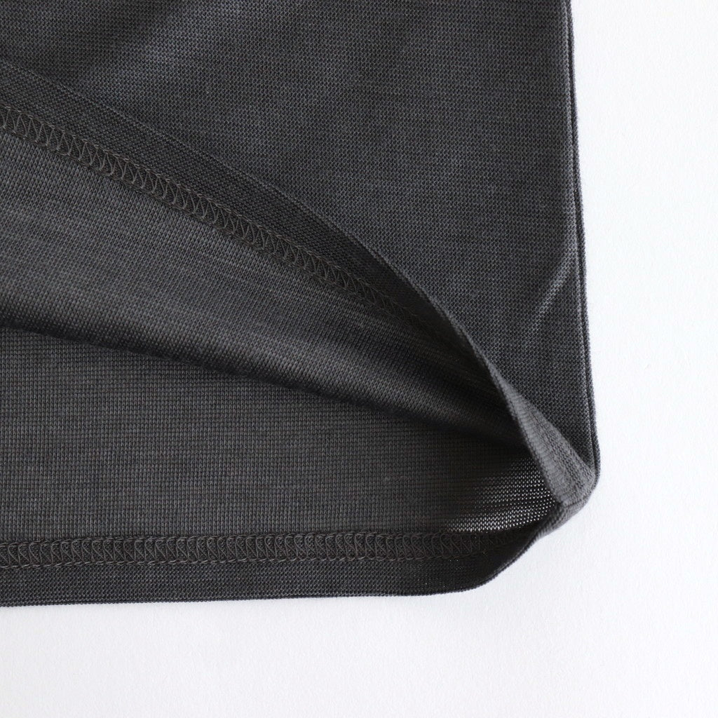 CREW NECK TEE #M.GRAY [M25B02CS01B]