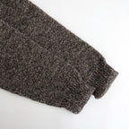 British Wool Crew Neck Knit Made by macalastair #Light Graphite×Gritstone [6033-1302]