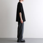 NORMANDY LINEN T-SHIRT #BLACK [BN-26SM-071]