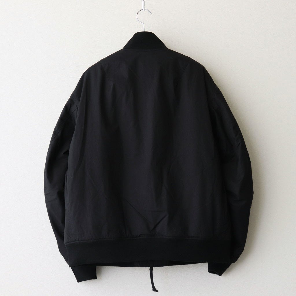 Insulation Varsity Jacket #Black [S24FY020] – Diffusion