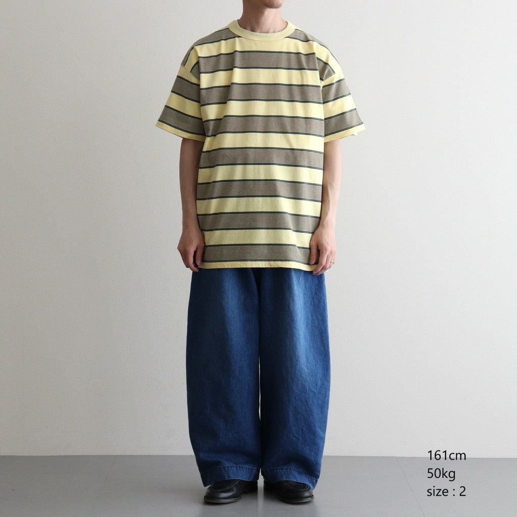 BORDER SS TOP #P.YELLOW x VIRIDIAN [PMAV-CS04]