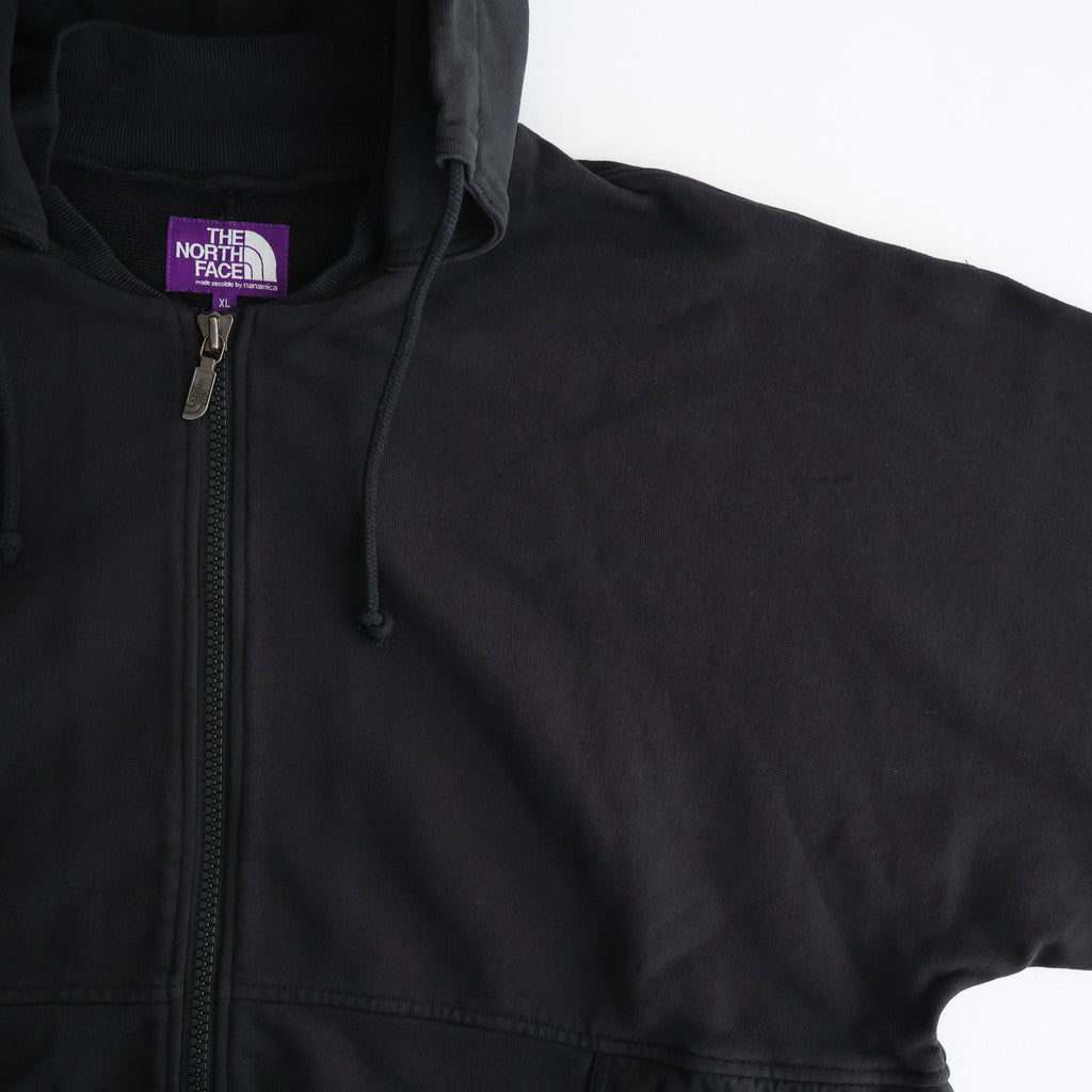 11oz Zip Up Hoodie #Black [N25FH046]