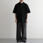 TRIPLE PLEATED EASY TROUSERS #CHARCOAL [A26A16PT02C]