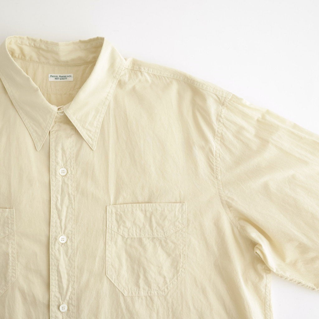 C/L LS WORK SHIRT #PALE YELLOW [PMAV-LS05]