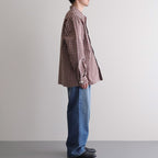 C/L PLAID LS SHIRTS #OLD ROSE [PMAV-LS01]
