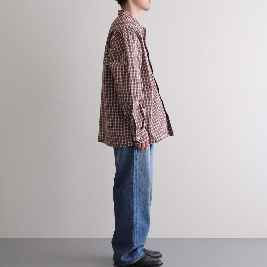 C/L PLAID LS SHIRTS #OLD ROSE [PMAV-LS01]