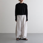 REVIVAL SOFT SILK CREW NECK #BLACK [BN-26SL-033]
