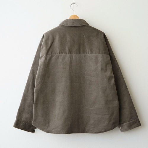 Corduroy Field Insulation Shirt Jacket #Olive [N26FA051]