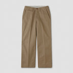 OFFICER TROUSERS WIDE #KHAKI BEIGE [PM-401]