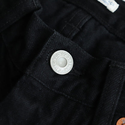 CLASSIC JEANS (WIDE) #BLACK [PM-301]