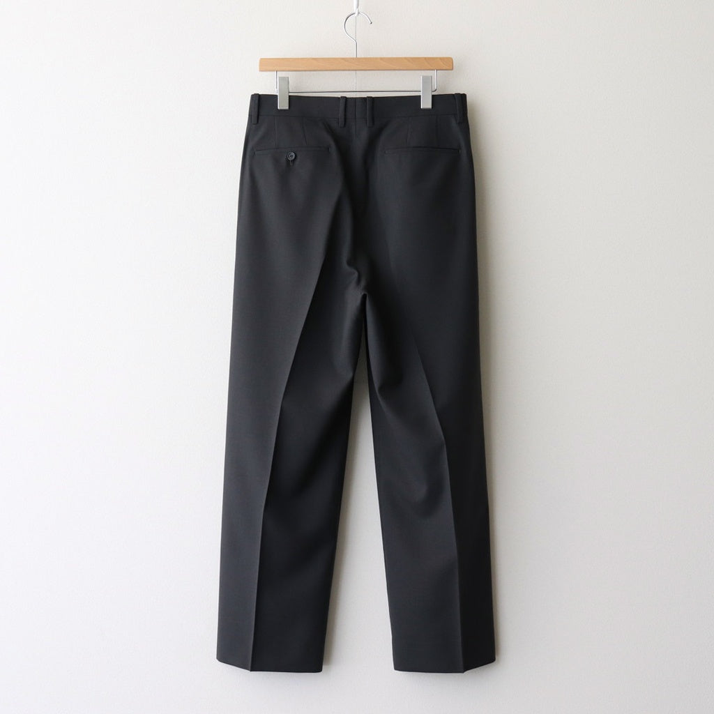 Wool Tuckless Waide Trousers #BROWN GRAY [NEP-SS2502M]