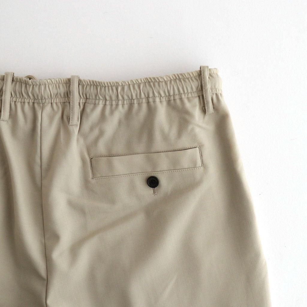 DOUBLE PLEATED EASY TROUSERS #BEIGE [A26A15PT02C]