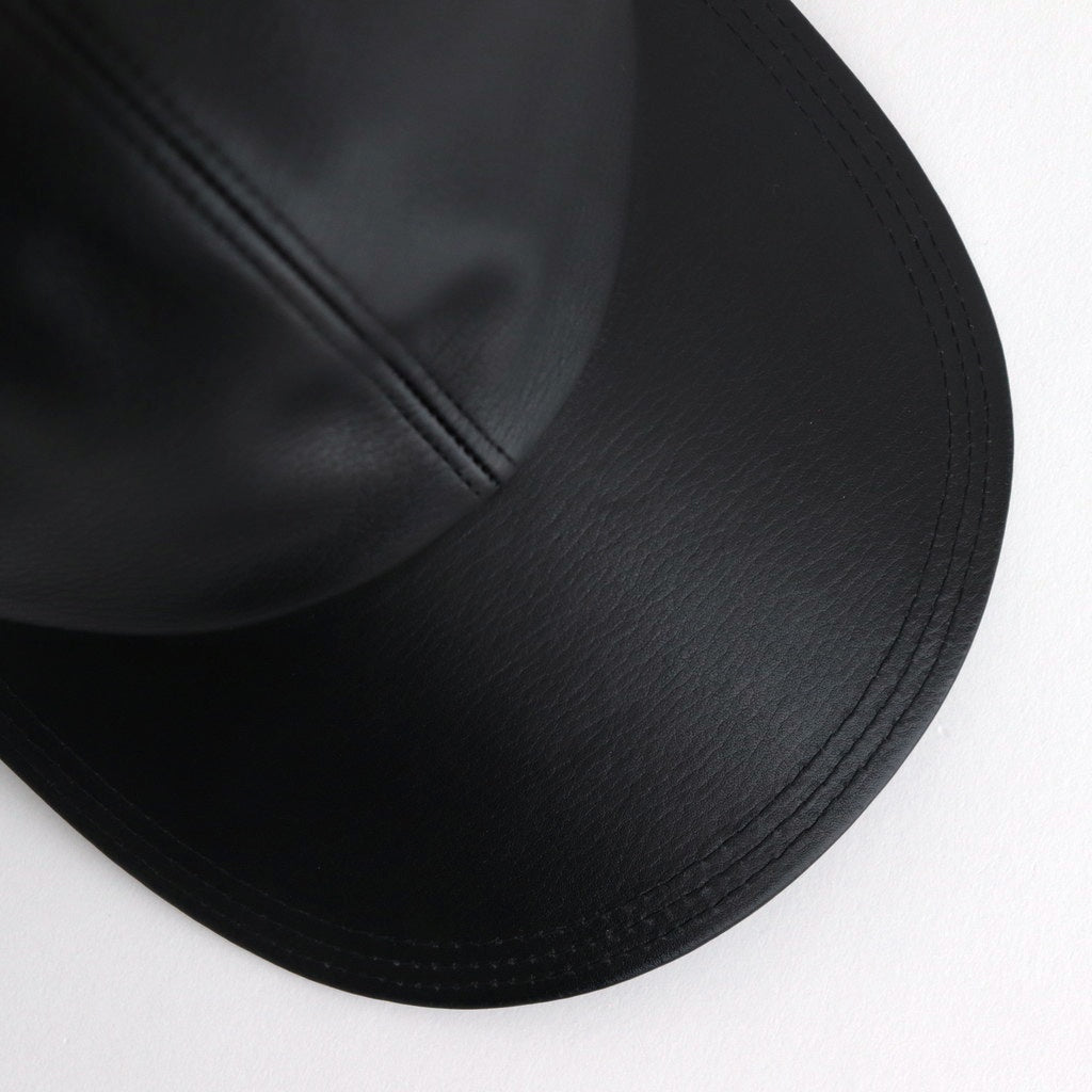 STEERHIDE CURVED VISOR CAP - LAPHROIG (EXCLUSIVE) #BLACK [X01009]