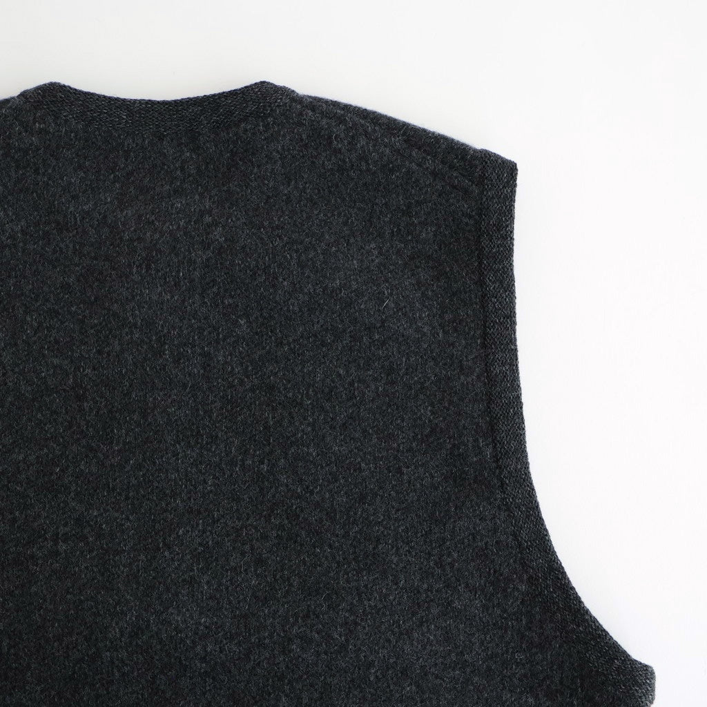 Felting Wool Kit Vest #CHARCOAL [NEP-AW2430]