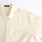 COTTON VOILE LAWN LONG SLEEVE SH #060 LIGHT YELLOW [16861 50081]