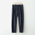 Wool Tropical 2tuck Wide Tapered Trousers #Navy [NEP-SS2605]