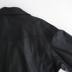 BAGGY RIDER JACKET #BLACK [SH-02-SW-COW-4]