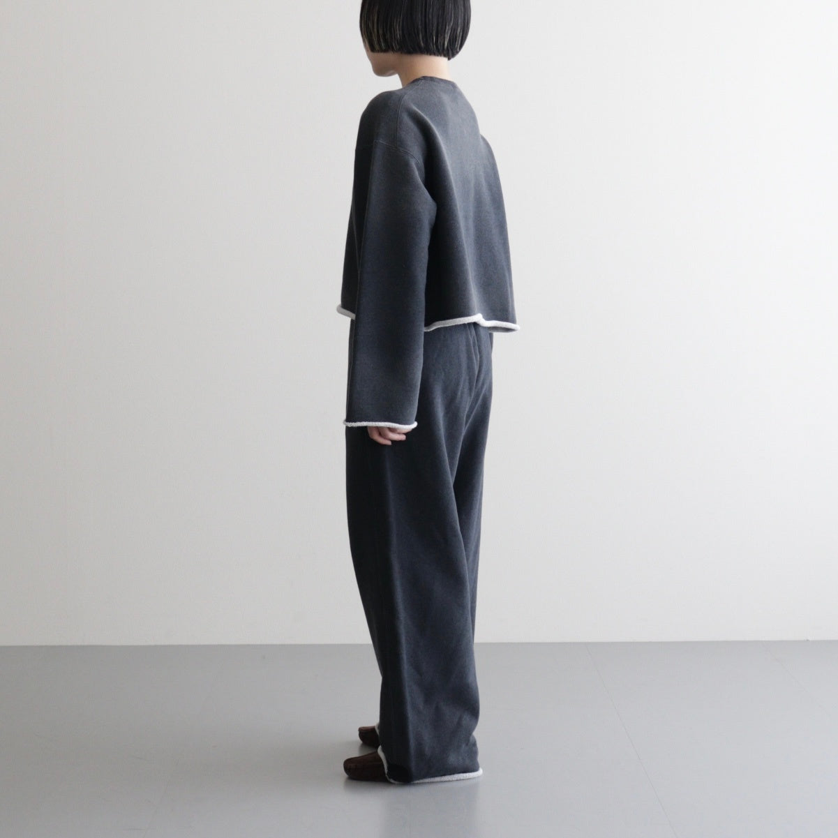 HEAVY WEIGHT FLEECE BLEACH P/O #020 CHARCOAL [16852 66065]