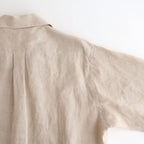 NEW OPEN COLLAR S/S SHIRT #TAUPE [A26B05SH01B]